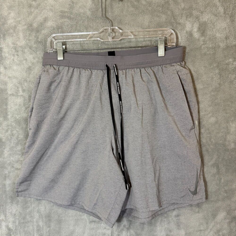 Nike Flex Stride Running Shorts Mens Large Gray Brief Lined Athletic CT7891